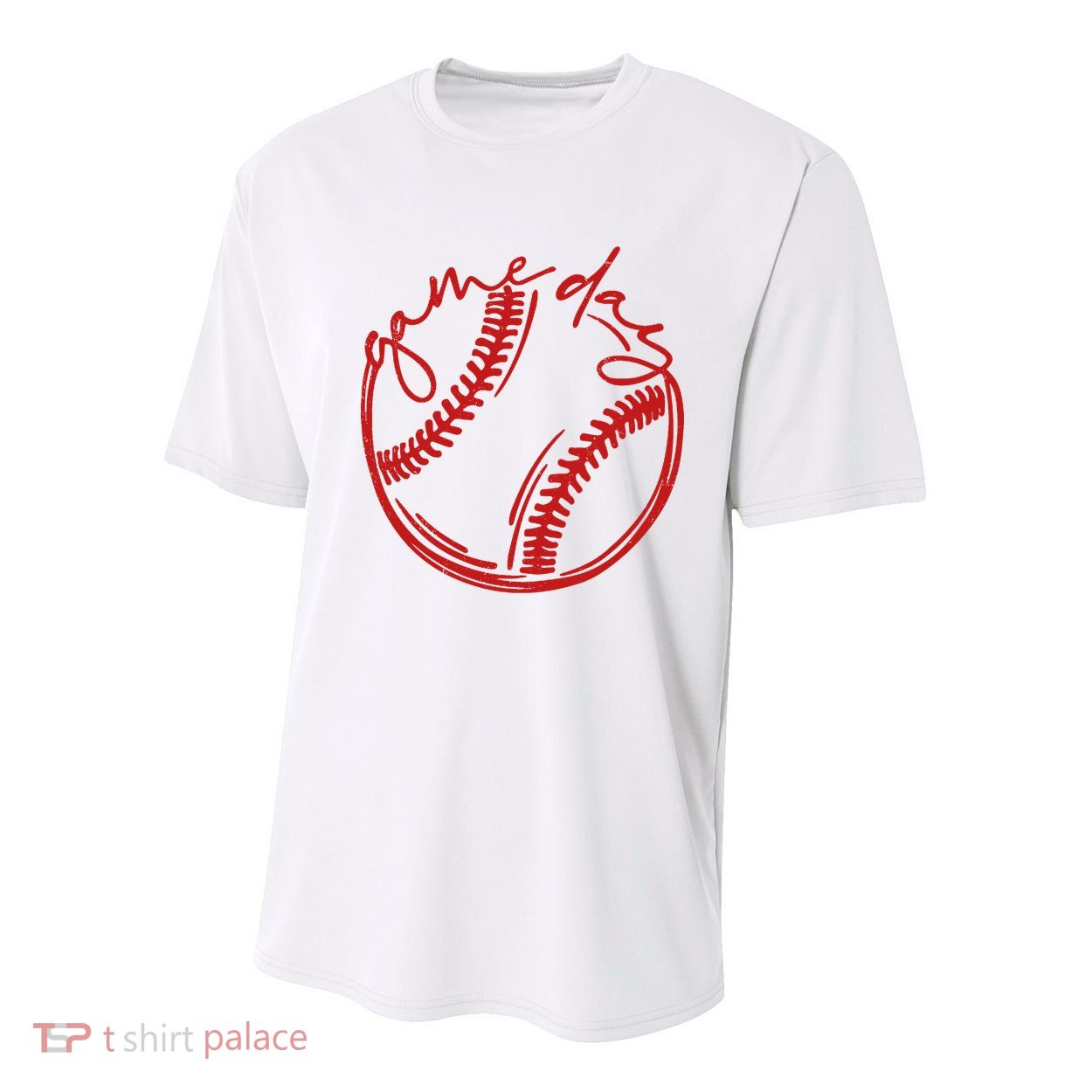 Game Day Baseball Youth Performance Sprint T-Shirt