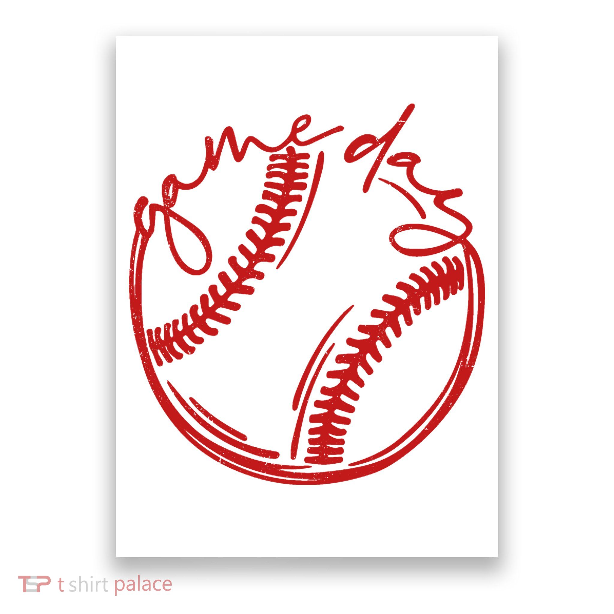 Game Day Baseball Poster