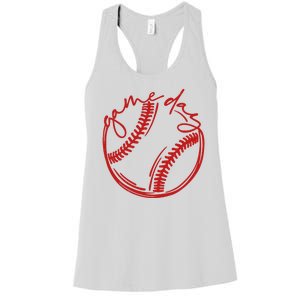 Game Day Baseball Women's Racerback Tank