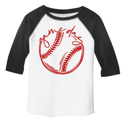 Game Day Baseball Toddler Fine Jersey T-Shirt