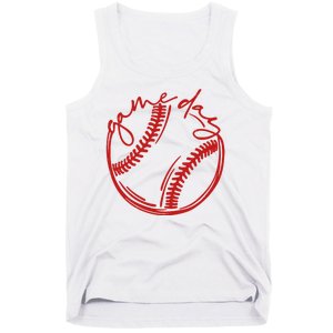 Game Day Baseball Tank Top