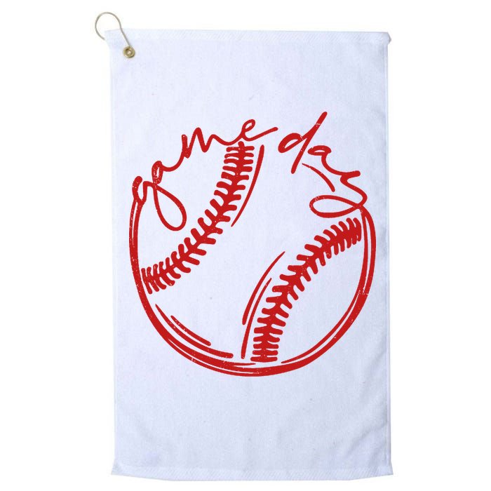 Game Day Baseball Golf Towel