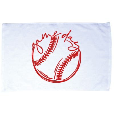 Game Day Baseball Microfiber Hand Towel