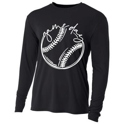 Game Day Baseball Baseball Life, Softball Life For Mom Cooling Performance Long Sleeve Crew