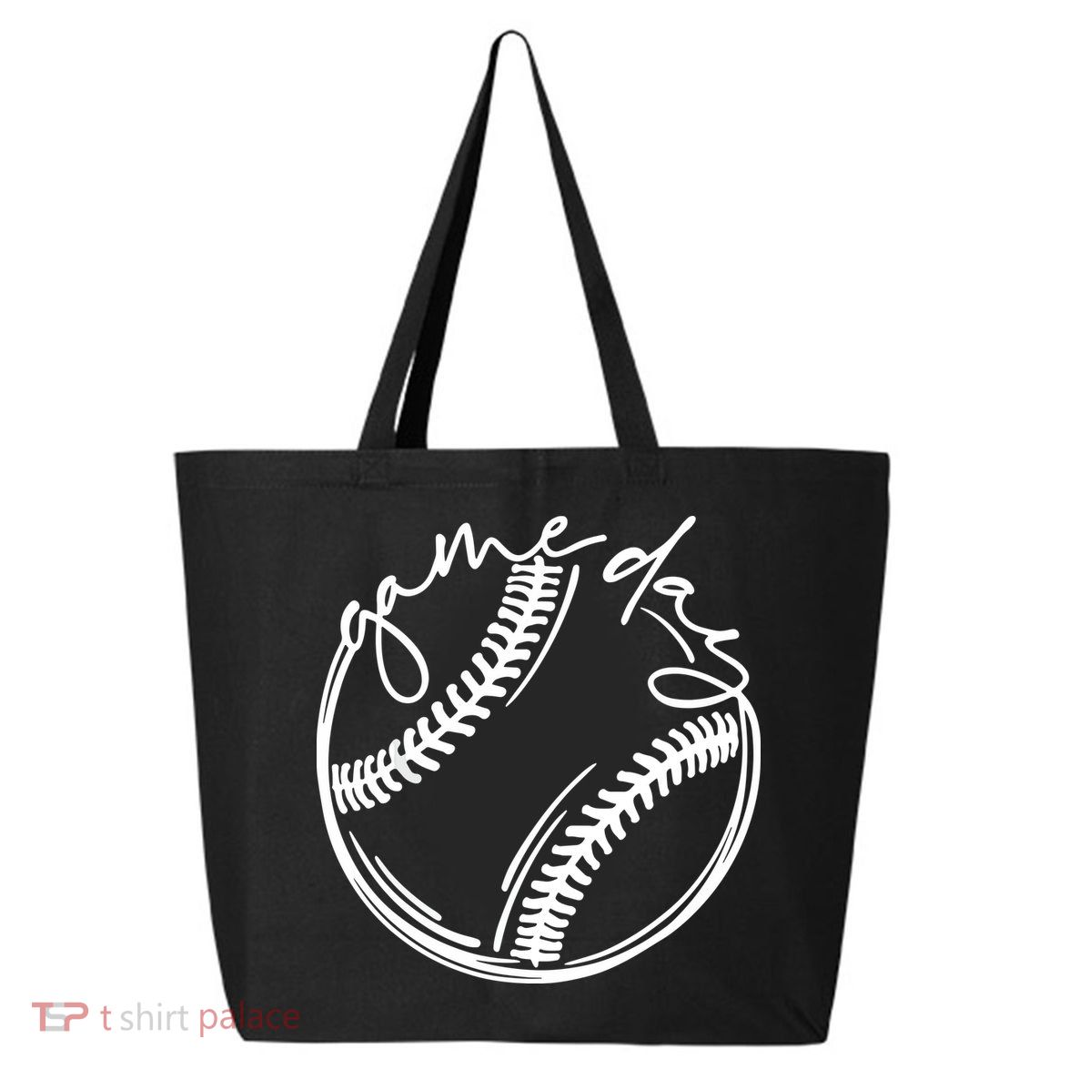 Game Day Baseball Baseball Life, Softball Life For Mom 25L Jumbo Tote