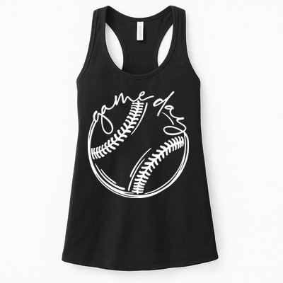 Game Day Baseball Baseball Life, Softball Life For Mom Womens Tank Top