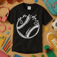 Game Day Baseball Baseball Life, Softball Life For Mom Kids T-Shirt