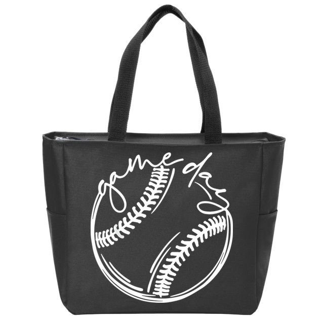 Game Day Baseball Baseball Life, Softball Life For Mom Zip Tote Bag