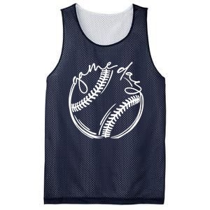 Game Day Baseball Baseball Life, Softball Life For Mom Mesh Reversible Basketball Jersey Tank