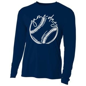 Game Day Baseball Baseball Life, Softball Life For Mom Cooling Performance Long Sleeve Crew