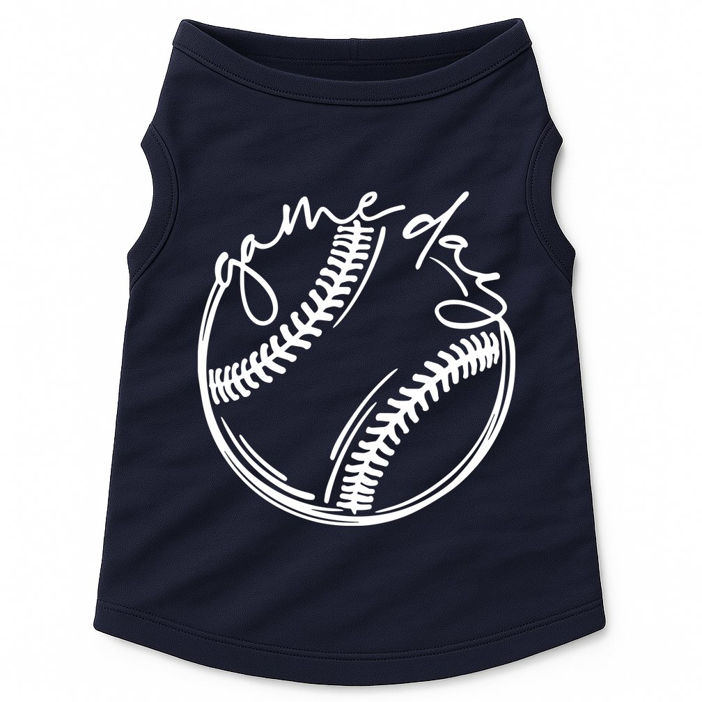 Game Day Baseball Baseball Life, Softball Life For Mom Doggie Tank