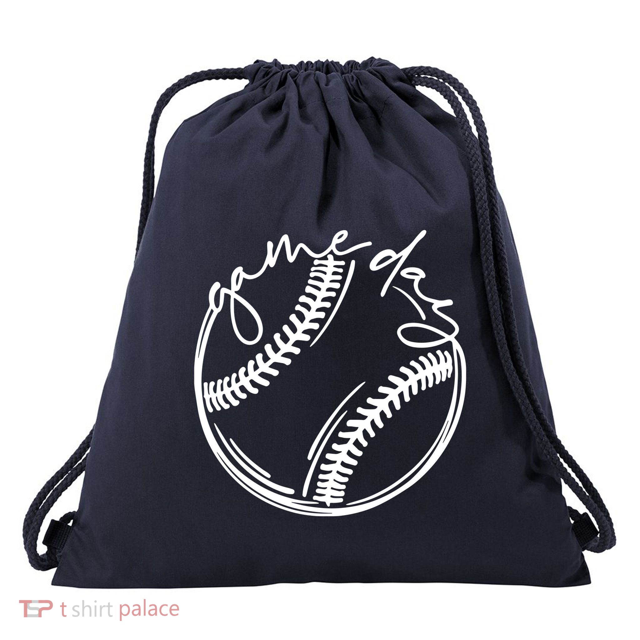 Game Day Baseball Baseball Life, Softball Life For Mom Drawstring Bag