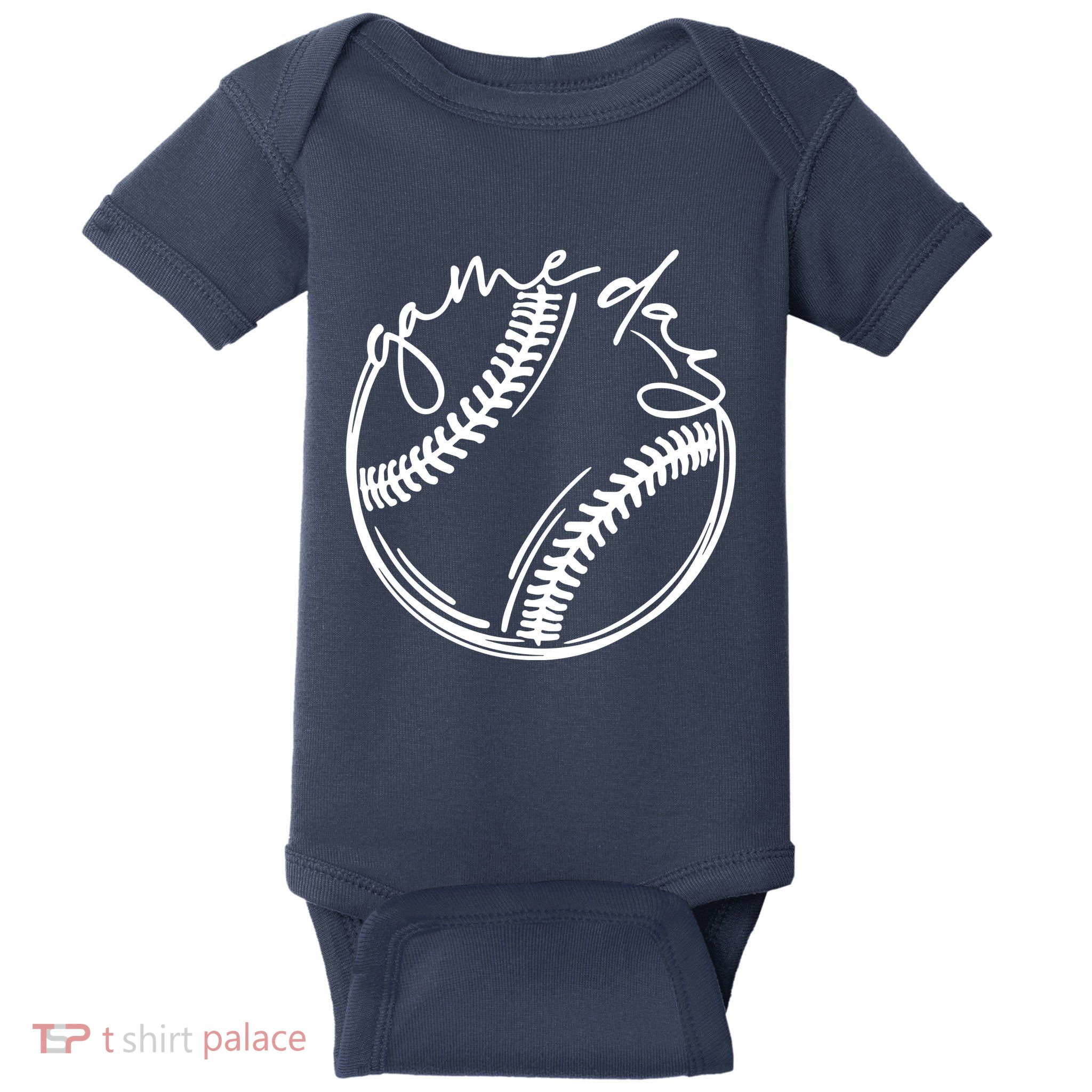 Game Day Baseball Baseball Life, Softball Life For Mom Baby Bodysuit