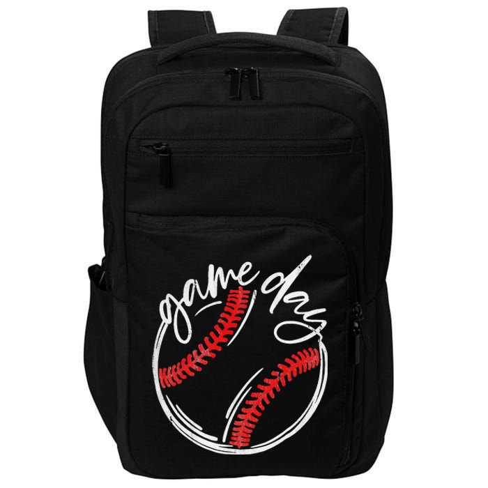 Game Day Baseball Baseball Life Softball Life For Mom Impact Tech Backpack