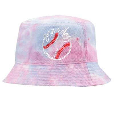 Game Day Baseball Baseball Life Softball Life For Mom Tie-Dyed Bucket Hat