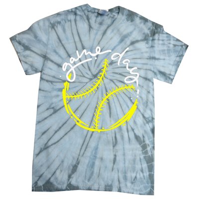 Game Day Baseball Life, Softball Life For Mom Tie-Dye T-Shirt