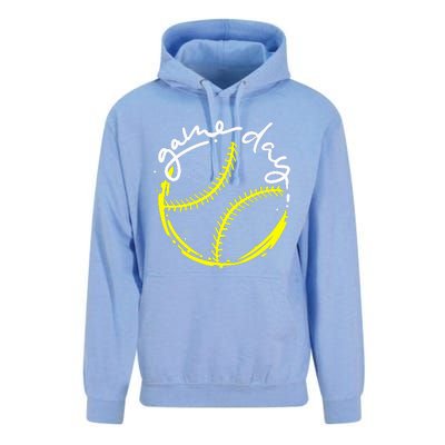 Game Day Baseball Life, Softball Life For Mom Unisex Surf Hoodie