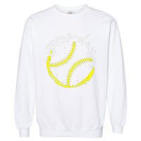 Game Day Baseball Life, Softball Life For Mom Garment-Dyed Sweatshirt