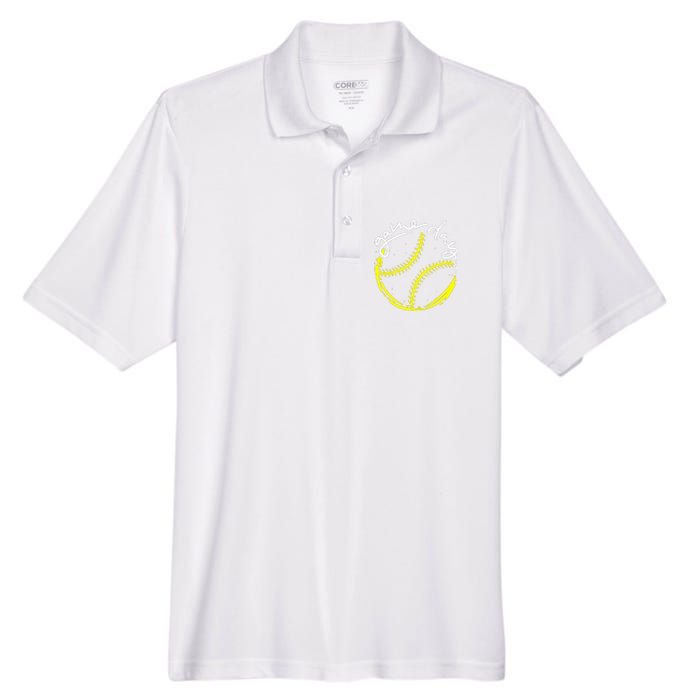 Game Day Baseball Life, Softball Life For Mom Men's Origin Performance Pique Polo