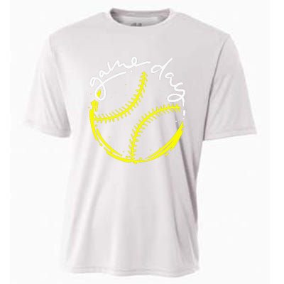 Game Day Baseball Life, Softball Life For Mom Cooling Performance Crew T-Shirt