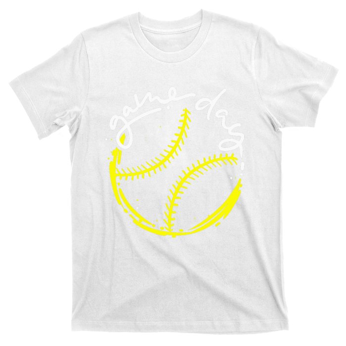 Game Day Baseball Life, Softball Life For Mom T-Shirt