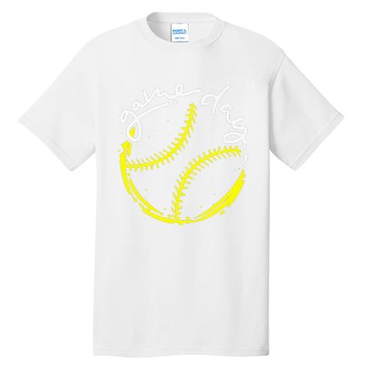 Game Day Baseball Life, Softball Life For Mom Tall T-Shirt