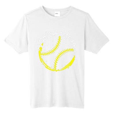 Game Day Baseball Life, Softball Life For Mom Tall Fusion ChromaSoft Performance T-Shirt