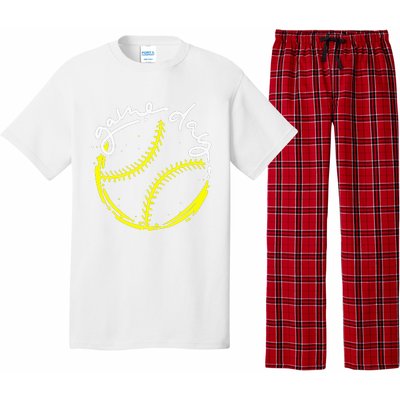 Game Day Baseball Life, Softball Life For Mom Pajama Set