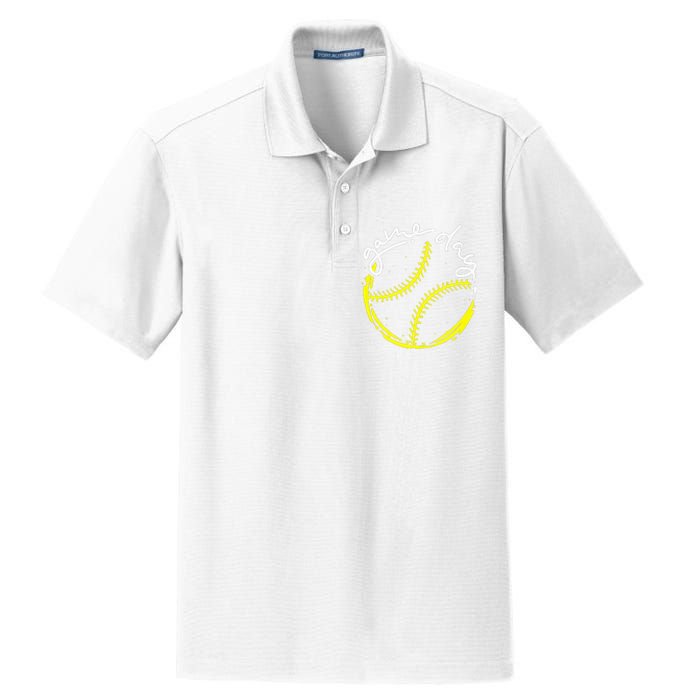 Game Day Baseball Life, Softball Life For Mom Dry Zone Grid Polo