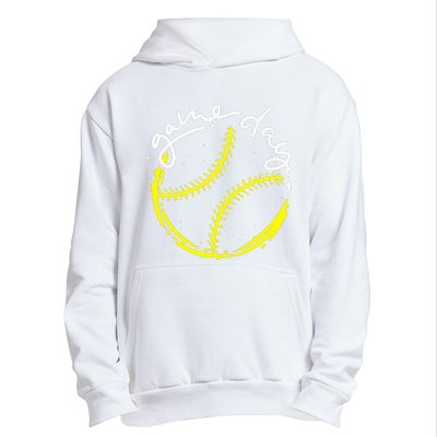 Game Day Baseball Life, Softball Life For Mom Urban Pullover Hoodie