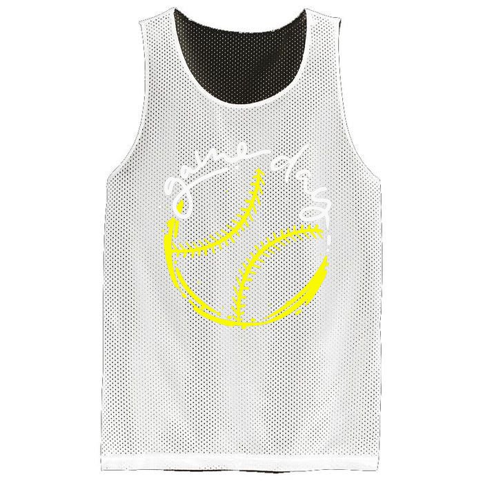 Game Day Baseball Life, Softball Life For Mom Mesh Reversible Basketball Jersey Tank