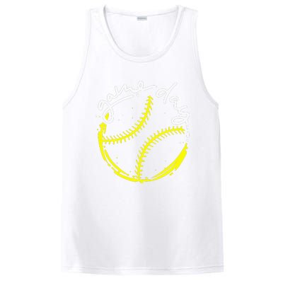 Game Day Baseball Life, Softball Life For Mom PosiCharge Competitor Tank