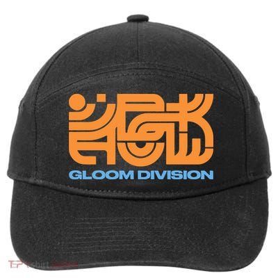 Gloom Division Black 7-Panel Snapback Hat