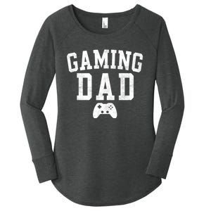 Gaming Dad Classic Bold Font FatherS Day Daddy Women's Perfect Tri Tunic Long Sleeve Shirt