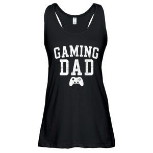 Gaming Dad Classic Bold Font FatherS Day Daddy Ladies Essential Flowy Tank