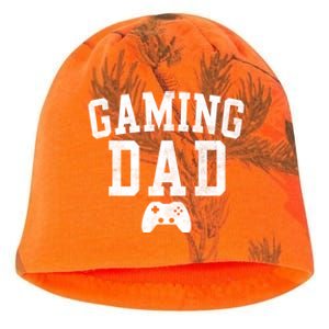 Gaming Dad Classic Bold Font FatherS Day Daddy Kati - Camo Knit Beanie