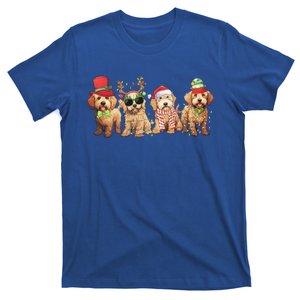 Golden Doodle Christmas Dogs Xmas Lights Christmas Xmas Tree Gift T-Shirt