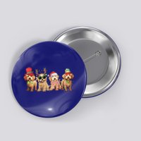 Golden Doodle Christmas Dogs Xmas Lights Christmas Xmas Tree Gift Button