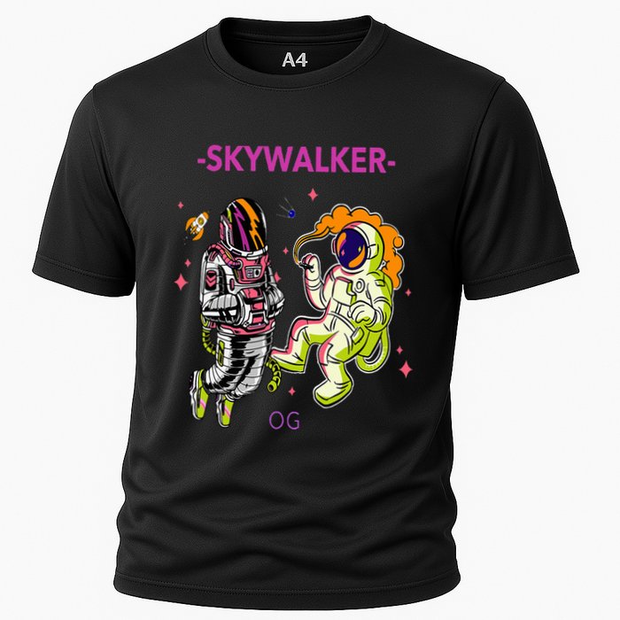 Greatest Dad Cannabis Strain Skywalker Og Weed Design Cooling Performance Crew T-Shirt