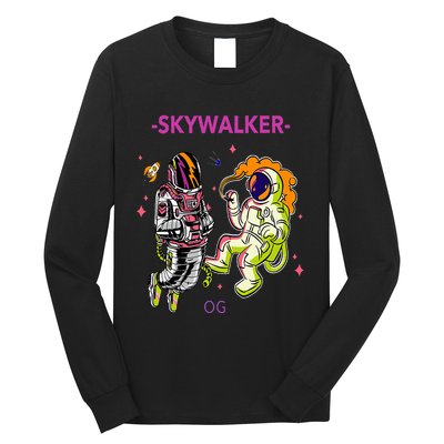 Greatest Dad Cannabis Strain Skywalker Og Weed Design Long Sleeve Shirt
