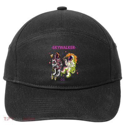 Greatest Dad Cannabis Strain Skywalker Og Weed Design 7-Panel Snapback Hat