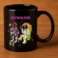 Greatest Dad Cannabis Strain Skywalker Og Weed Design 11oz C Handle Ceramic Mug