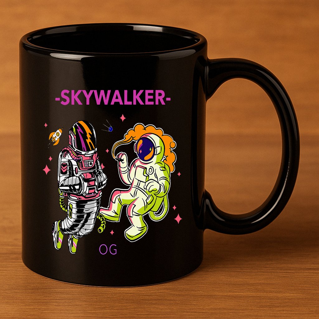 Greatest Dad Cannabis Strain Skywalker Og Weed Design 11oz C Handle Ceramic Mug
