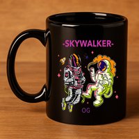 Greatest Dad Cannabis Strain Skywalker Og Weed Design 11oz C Handle Ceramic Mug