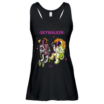 Greatest Dad Cannabis Strain Skywalker Og Weed Design Ladies Essential Flowy Tank