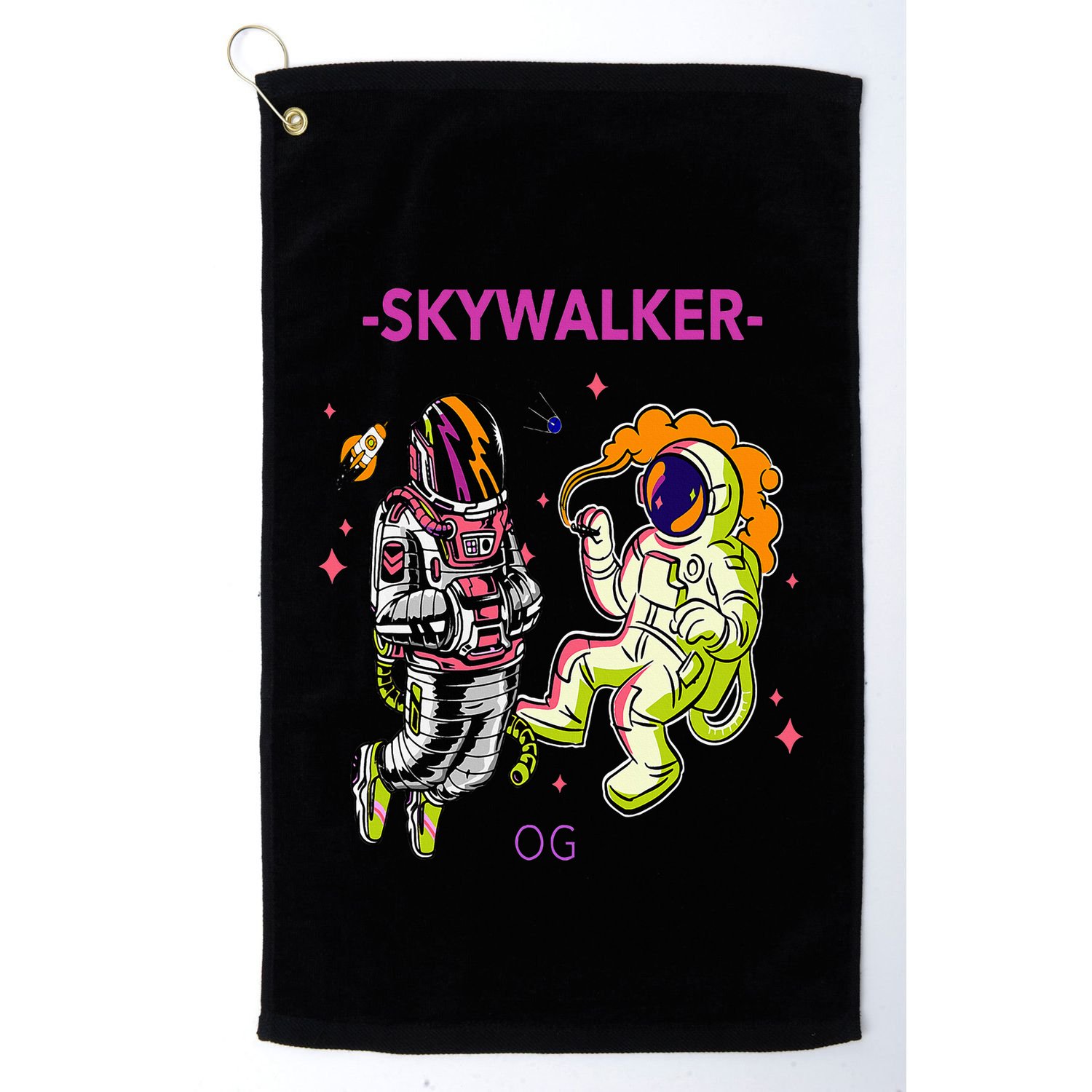 Greatest Dad Cannabis Strain Skywalker Og Weed Design Golf Towel