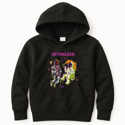 Greatest Dad Cannabis Strain Skywalker Og Weed Design Kids Hoodie
