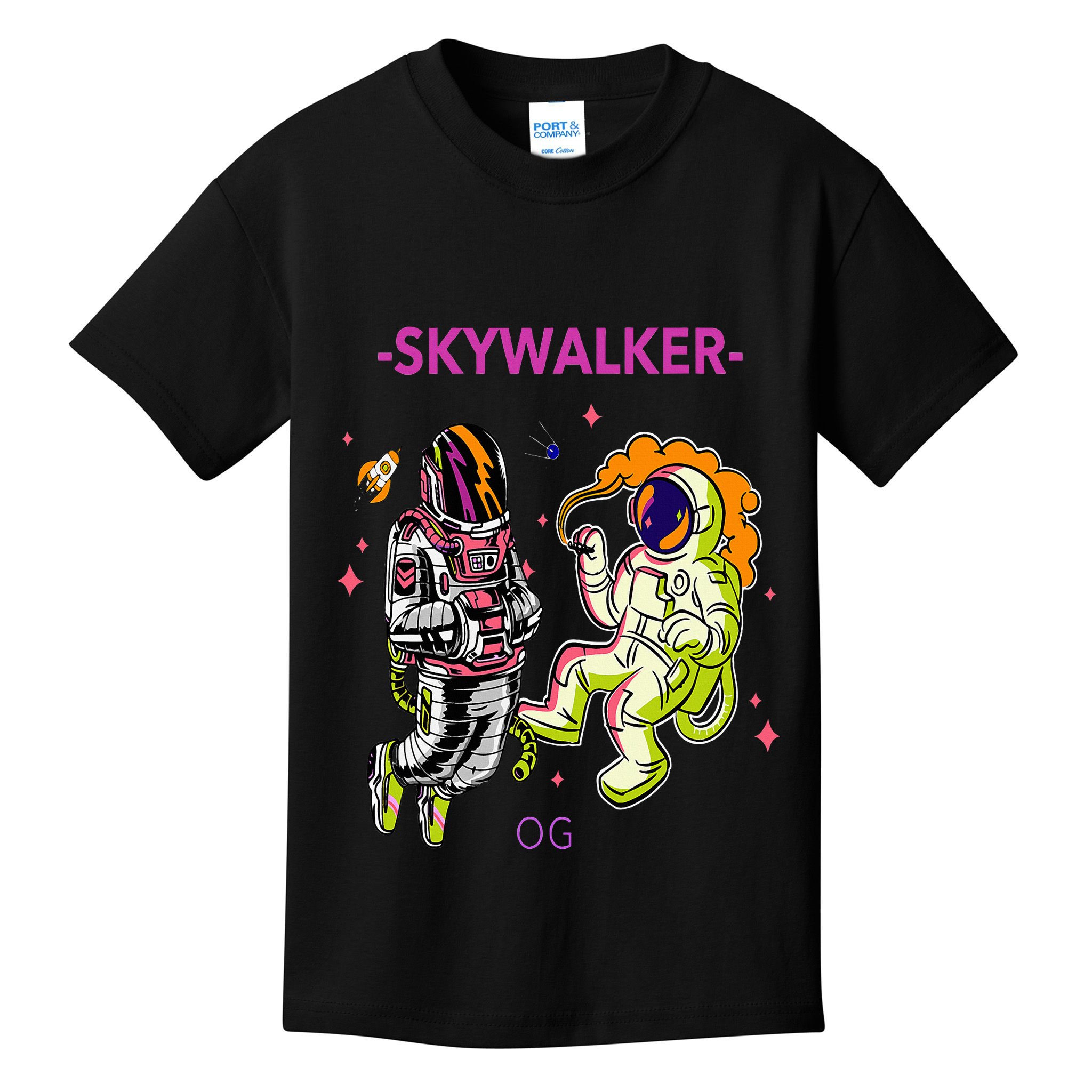 Greatest Dad Cannabis Strain Skywalker Og Weed Design Kids T-Shirt