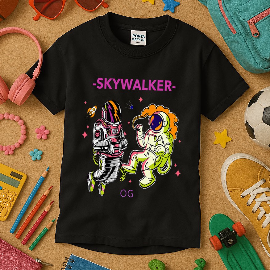Greatest Dad Cannabis Strain Skywalker Og Weed Design Kids T-Shirt