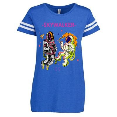 Greatest Dad Cannabis Strain Skywalker Og Weed Design Enza Ladies Jersey Football T-Shirt